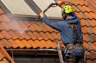 Démoussage et hydrofuge de toiture à Prissac